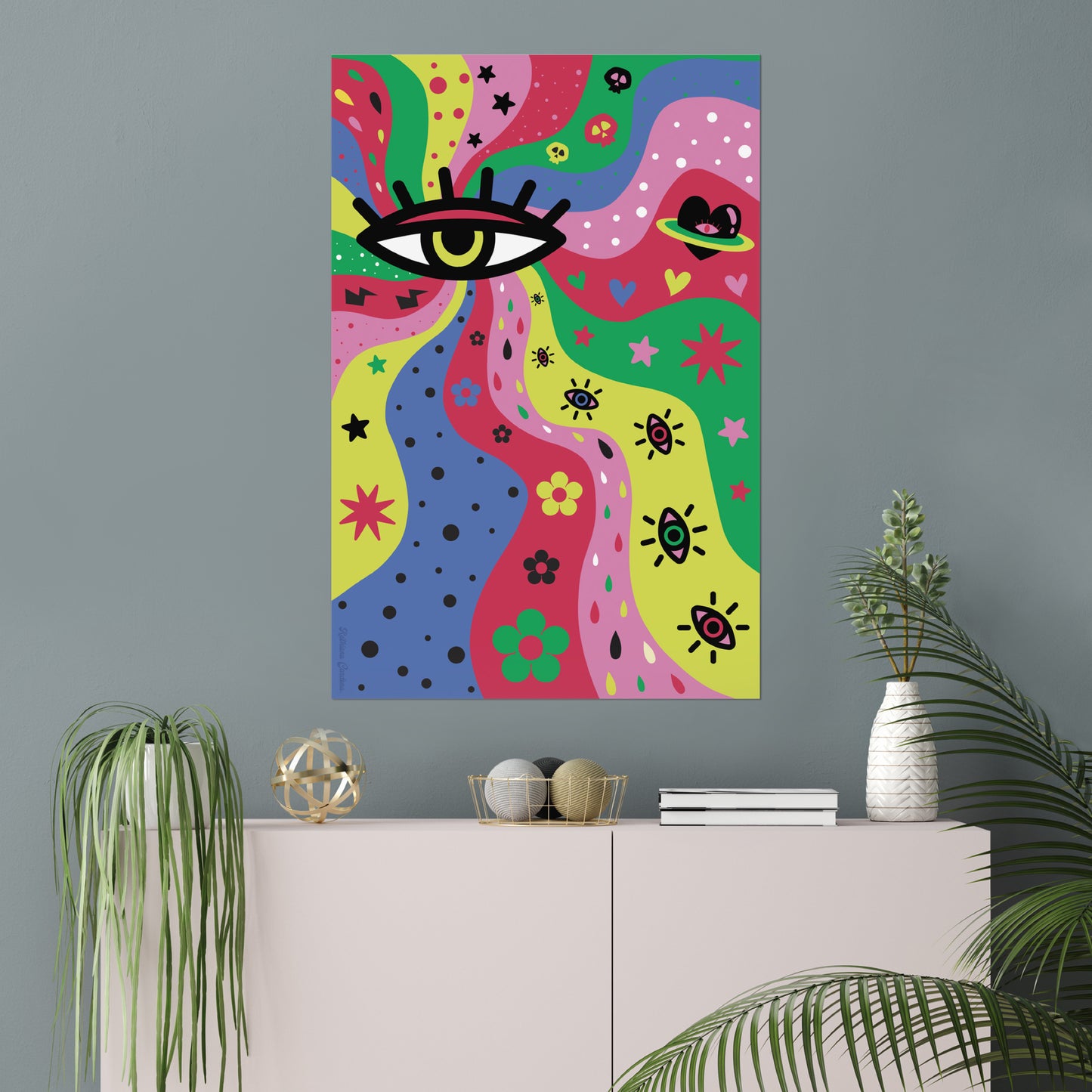 Giclée Fine Art Print - The k, The Objects Gaze -Eye version- 