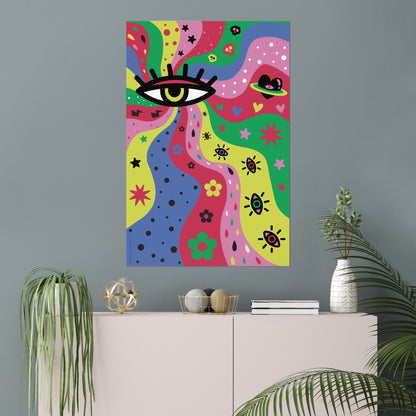 Giclée Fine Art Print - The k, The Objects Gaze -Eye version- 
