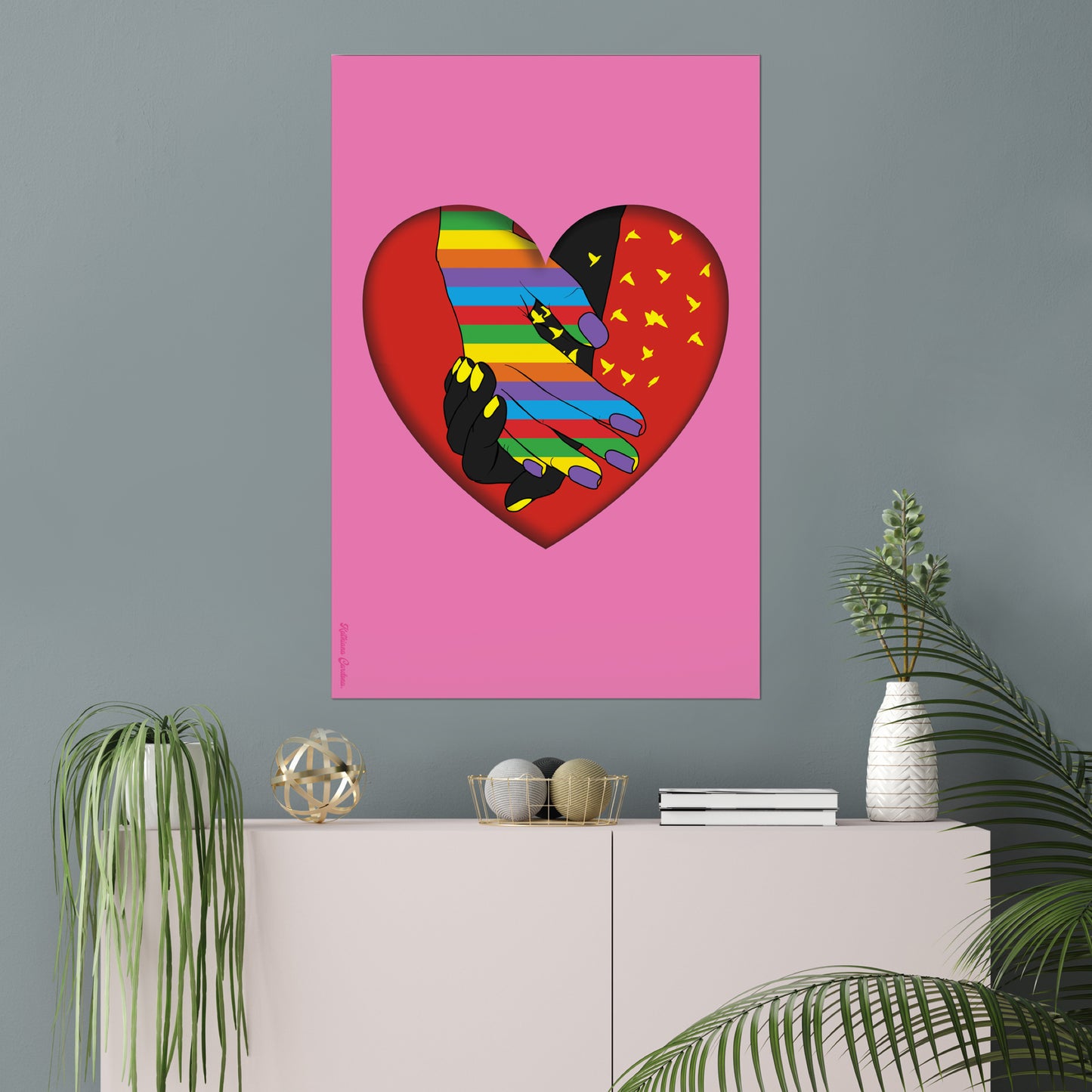 Giclée Fine Art Print - Love Acceptance Lgbti 